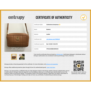 BURBERRY | Maple Brown Small Lola Camera Bag