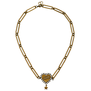 CHRISTIAN DIOR | J'Adior Crystal Heart Necklace
