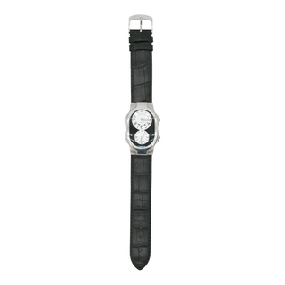 PHILIP STEIN | Teslar Dual Time Leather-Strap Watch