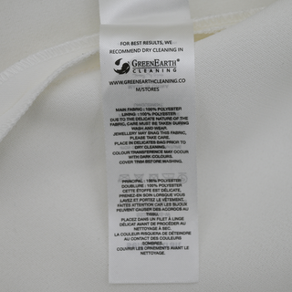 SELF PORTRAIT | White Bonded Crepe Mini Dress