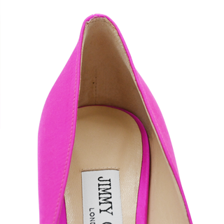 JIMMY CHOO | Cass Pink Fuchsia Satin Pumps