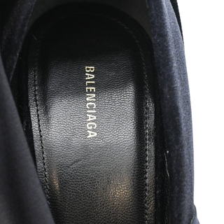 BALENCIAGA | Knife Midnight Velvet Draped Pumps