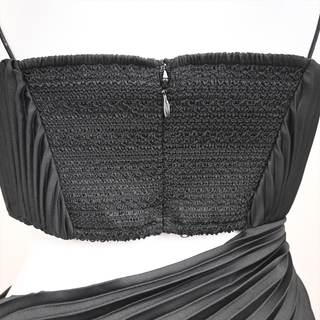 ALICE + OLIVIA | Fayeth Cut-Out Asymmetrical Midi Dress