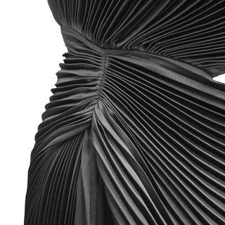 ALICE + OLIVIA | Fayeth Cut-Out Asymmetrical Midi Dress