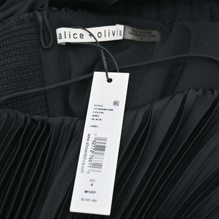 ALICE + OLIVIA | Fayeth Cut-Out Asymmetrical Midi Dress