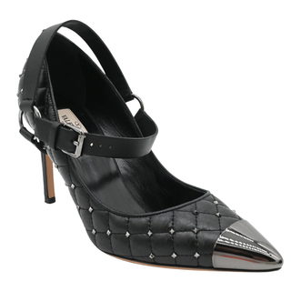 VALENTINO | Mini Rockstud Quilted Leather Mary Jane Pumps