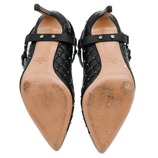 VALENTINO | Mini Rockstud Quilted Leather Mary Jane Pumps