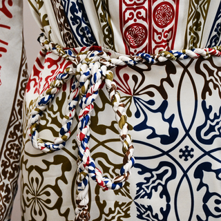 SILVIA TCHERASSI | Fiorenza Tile Silk Mini Dress