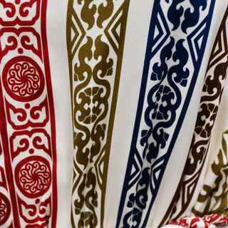 SILVIA TCHERASSI | Fiorenza Tile Silk Mini Dress