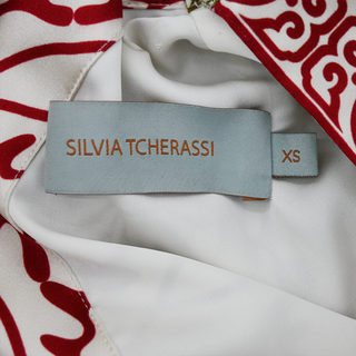 SILVIA TCHERASSI | Fiorenza Tile Silk Mini Dress