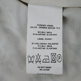 SILVIA TCHERASSI | Fiorenza Tile Silk Mini Dress