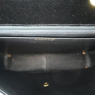 CHANEL | Black Velvet Vertical Quilted Flap Bag