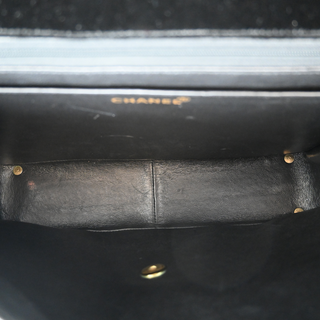 CHANEL | Black Velvet Vertical Quilted Flap Bag