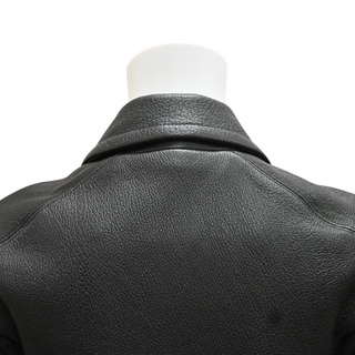 HERVE LEGER | Salene Black Leather Moto Jacket