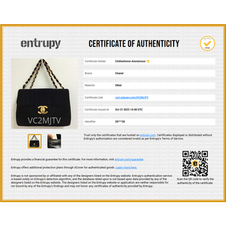 CHANEL | Black Velvet Vertical Quilted Flap Bag