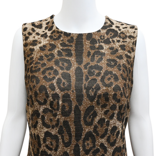 DOLCE & GABBANA | Jaguar Jacquard Sheath Dress