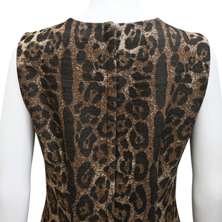 DOLCE & GABBANA | Jaguar Jacquard Sheath Dress