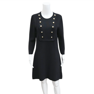 BURBERRY | Black Stretchy Knit Dress