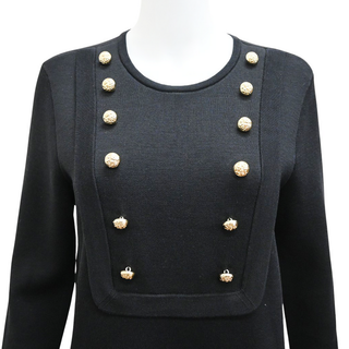 BURBERRY | Black Stretchy Knit Dress