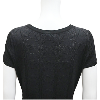 CHANEL | Black Knit Mini Dress