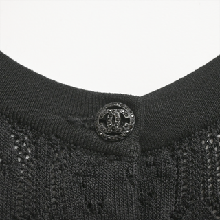 CHANEL | Black Knit Mini Dress