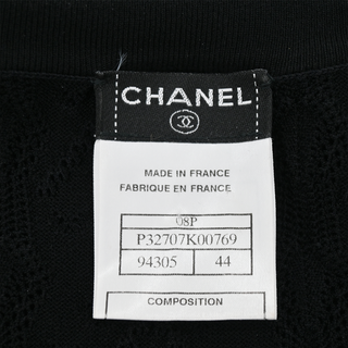 CHANEL | Black Knit Mini Dress