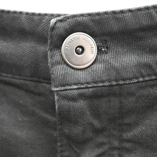 BRUNELLO CUCINELLI | Faded Black Cropped Raw Edge Jeans