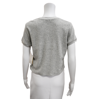 SUZIE KONDI | The Carpi Heather Grey Terry Tee