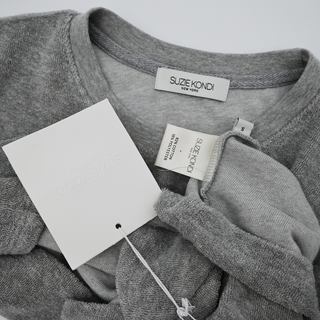 SUZIE KONDI | The Carpi Heather Grey Terry Tee
