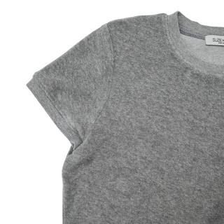 SUZIE KONDI | The Carpi Heather Grey Terry Tee