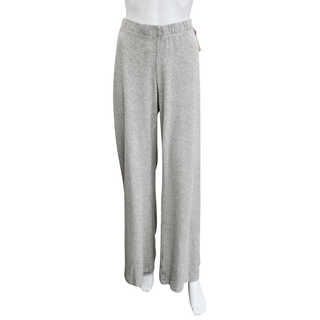 SUZIE KONDI | The Lito Low Rise Flare Heather Grey Terry Pants