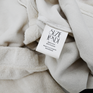 SUZIE KONDI | The Lito Low Rise Flare Natural Terry Pants