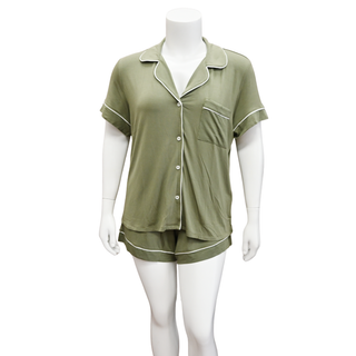 EBERJEY | Gisele Olive Relaxed Short 2PC PJ Set