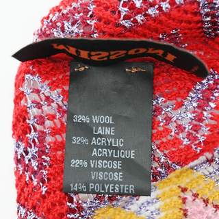 MISSONI | Metallic Chevron Knit Poncho