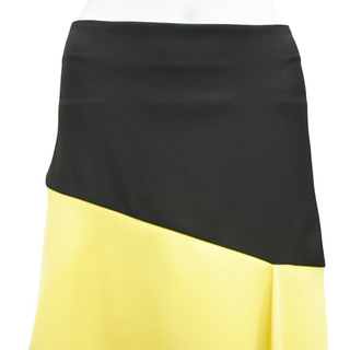 BALENCIAGA | Colorblock Asymmetrical Mini Skirt