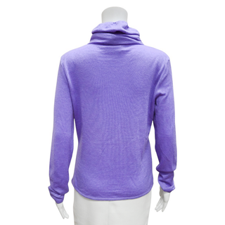 CHANEL | Purple Lightweight Cashmere-Blend Sweater
