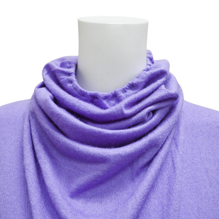 CHANEL | Purple Lightweight Cashmere-Blend Sweater