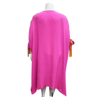 EMILIO PUCCI | Neon Pink Kaftan Dress