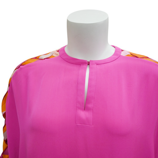 EMILIO PUCCI | Neon Pink Kaftan Dress