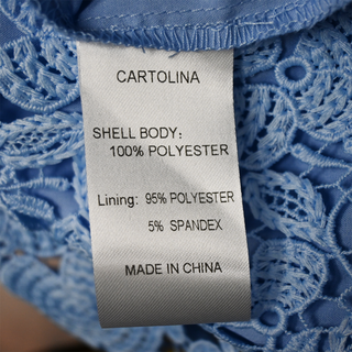 CARTOLINA | Maya Blue Becca Lace Dress