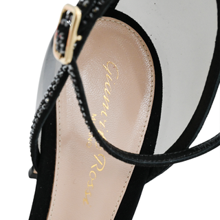 GIANVITO ROSSI | Sabin Black Plexi Embellished Pumps
