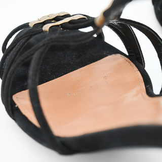 RALPH LAUREN | Ardin Suede Strappy Heeled Sandals