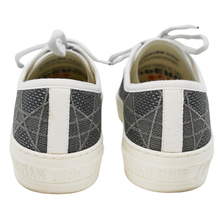 CHRISTIAN DIOR | Walk'N'Dior Gray Embroidered Cannage Sneakers