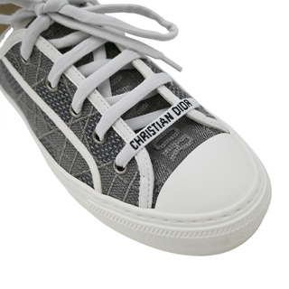 CHRISTIAN DIOR | Walk'N'Dior Gray Embroidered Cannage Sneakers