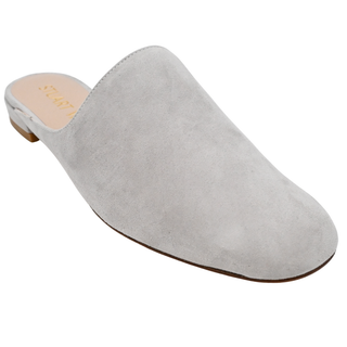 STUART WEITZMAN | Mulearky Light Gray Suede Mules