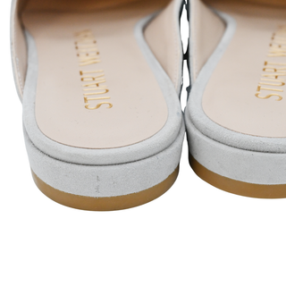STUART WEITZMAN | Mulearky Light Gray Suede Mules