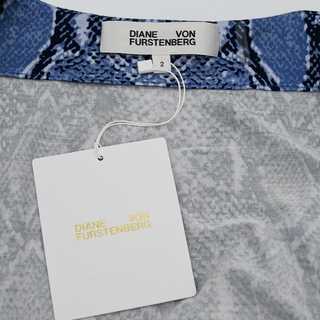 DVF | Julian Python Print Long Wrap Dress