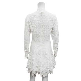 SIMKHAI | Joy White Lace Mini Dress