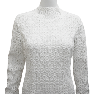SIMKHAI | Joy White Lace Mini Dress