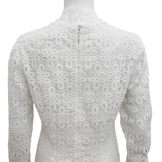 SIMKHAI | Joy White Lace Mini Dress